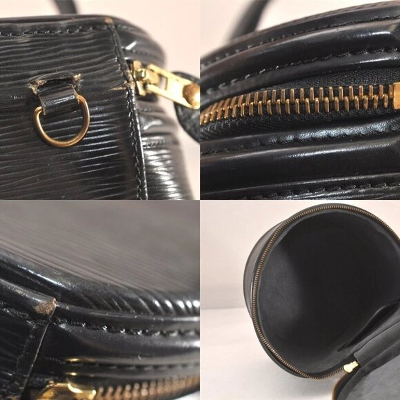 Authenticated 1995 Vintage Louis Vuitton Epi Cannes Cosmetic Hand Bag Purse Blac - Picture 9 of 11